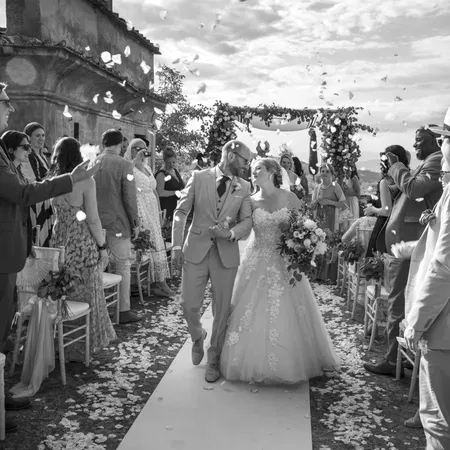 Villa Medicea di Lilliano Ceremony Exit