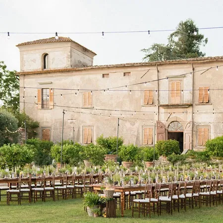 Villa Medicea di Lilliano Table Setup